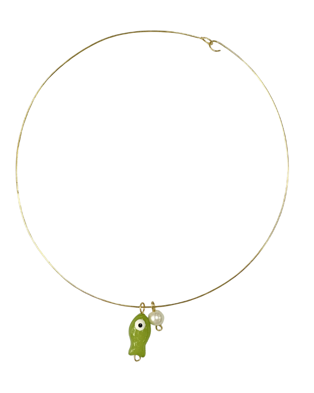Lucky Catch Wire Necklace