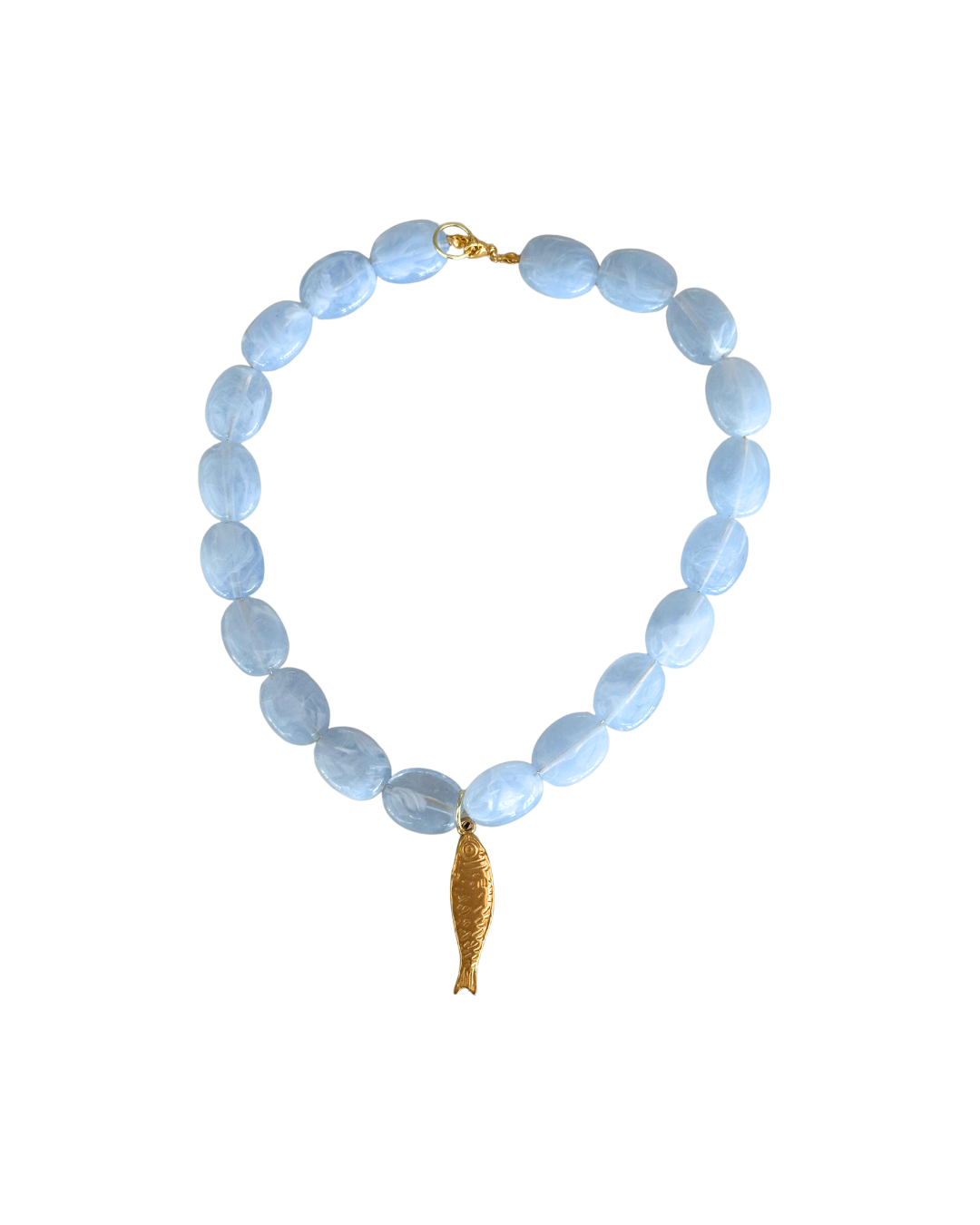 Fish Bowl Beaded Necklace