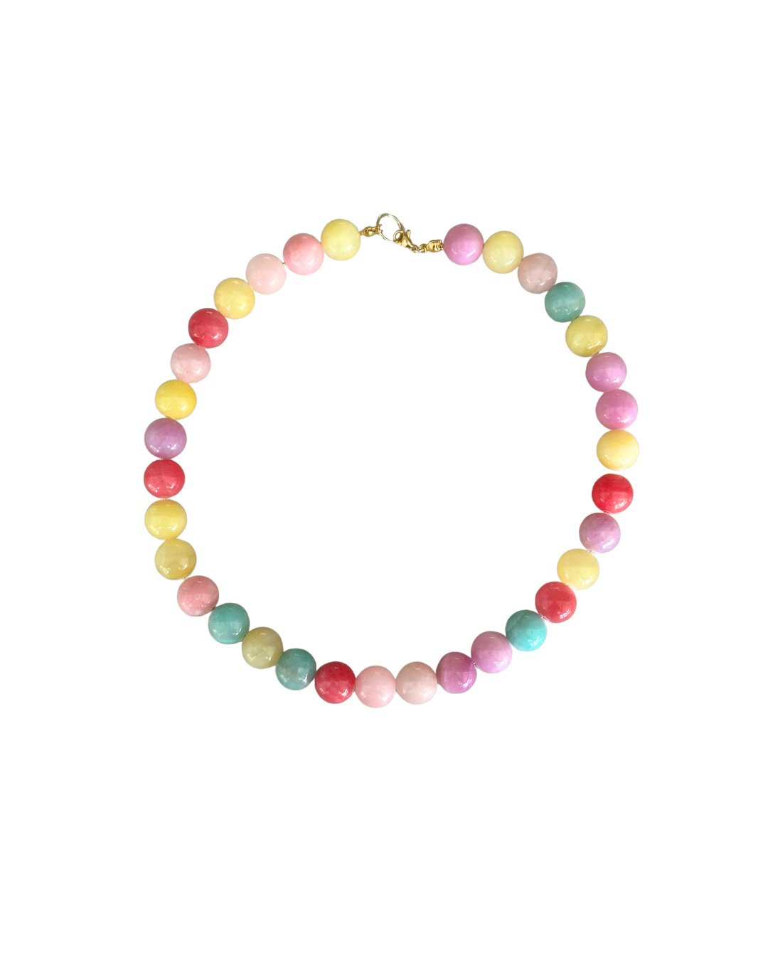 Jelly Bean Beaded Choker