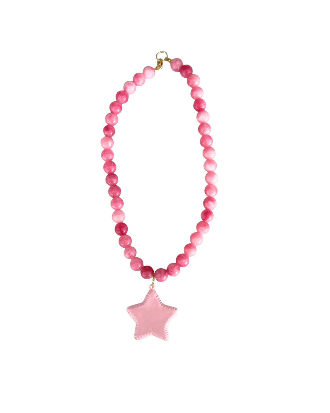 Bubblegum Beaded Necklace