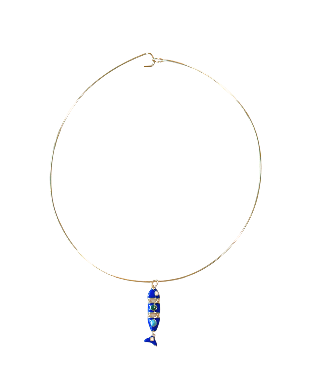 Bluefine Wire Necklace