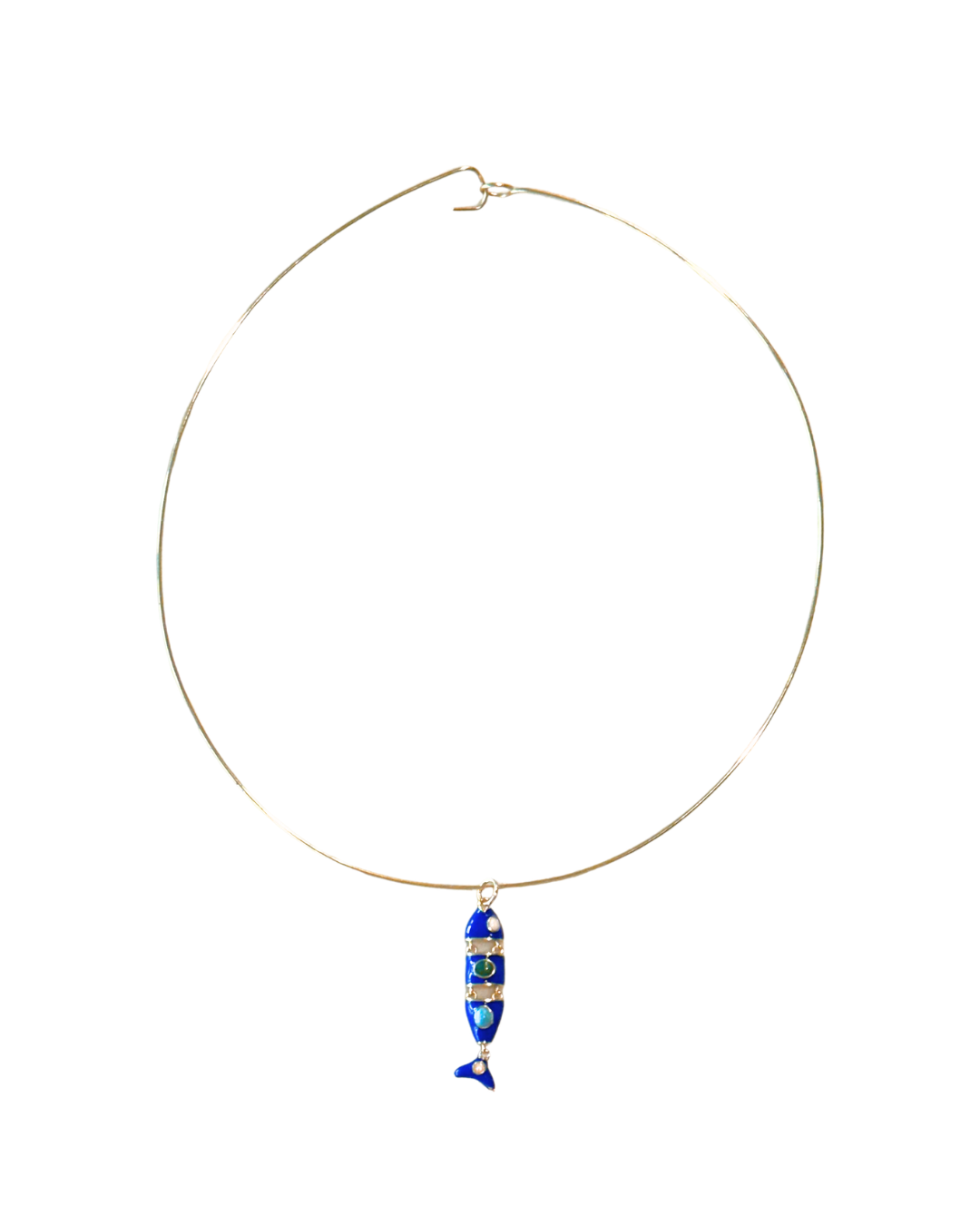 Bluefine Wire Necklace