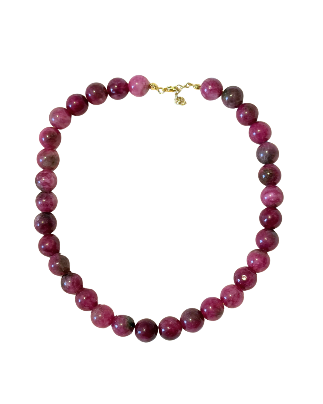 Purple Beaded Choker