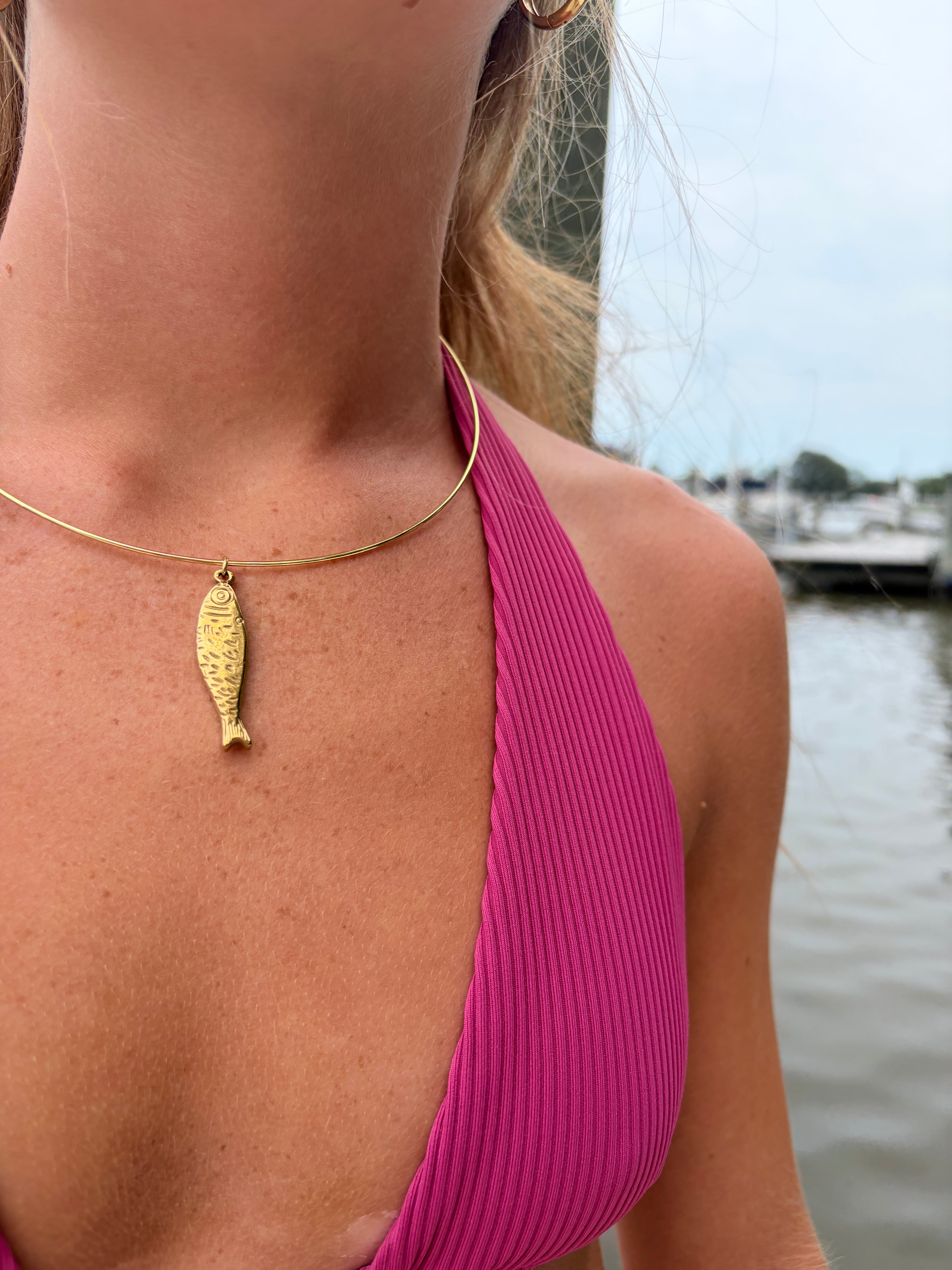 Gold Fish Choker