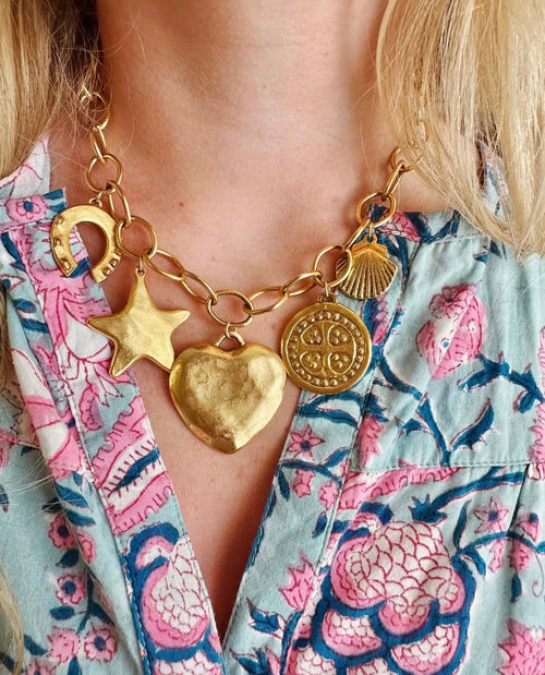 Found Objects Charm Necklace