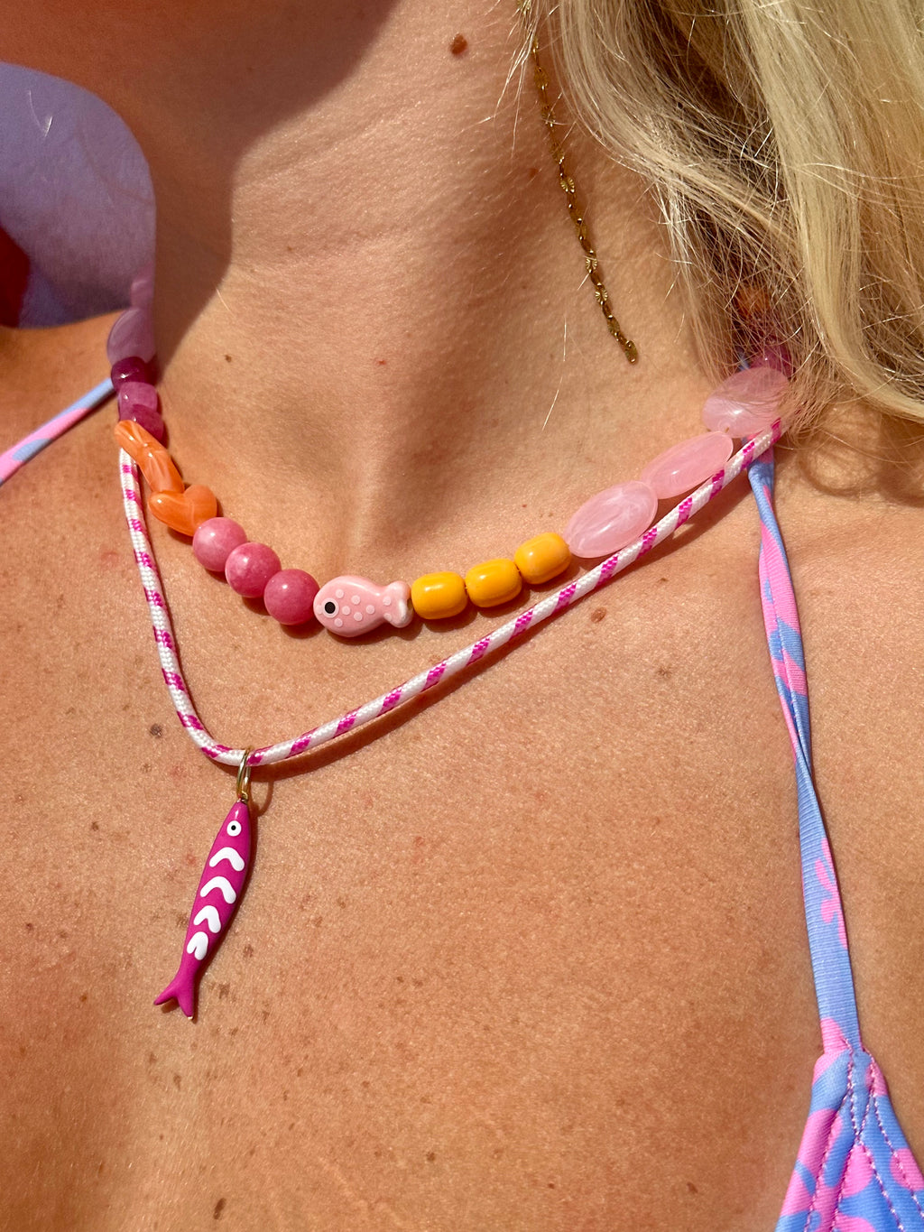 Sherbet Beaded Necklace
