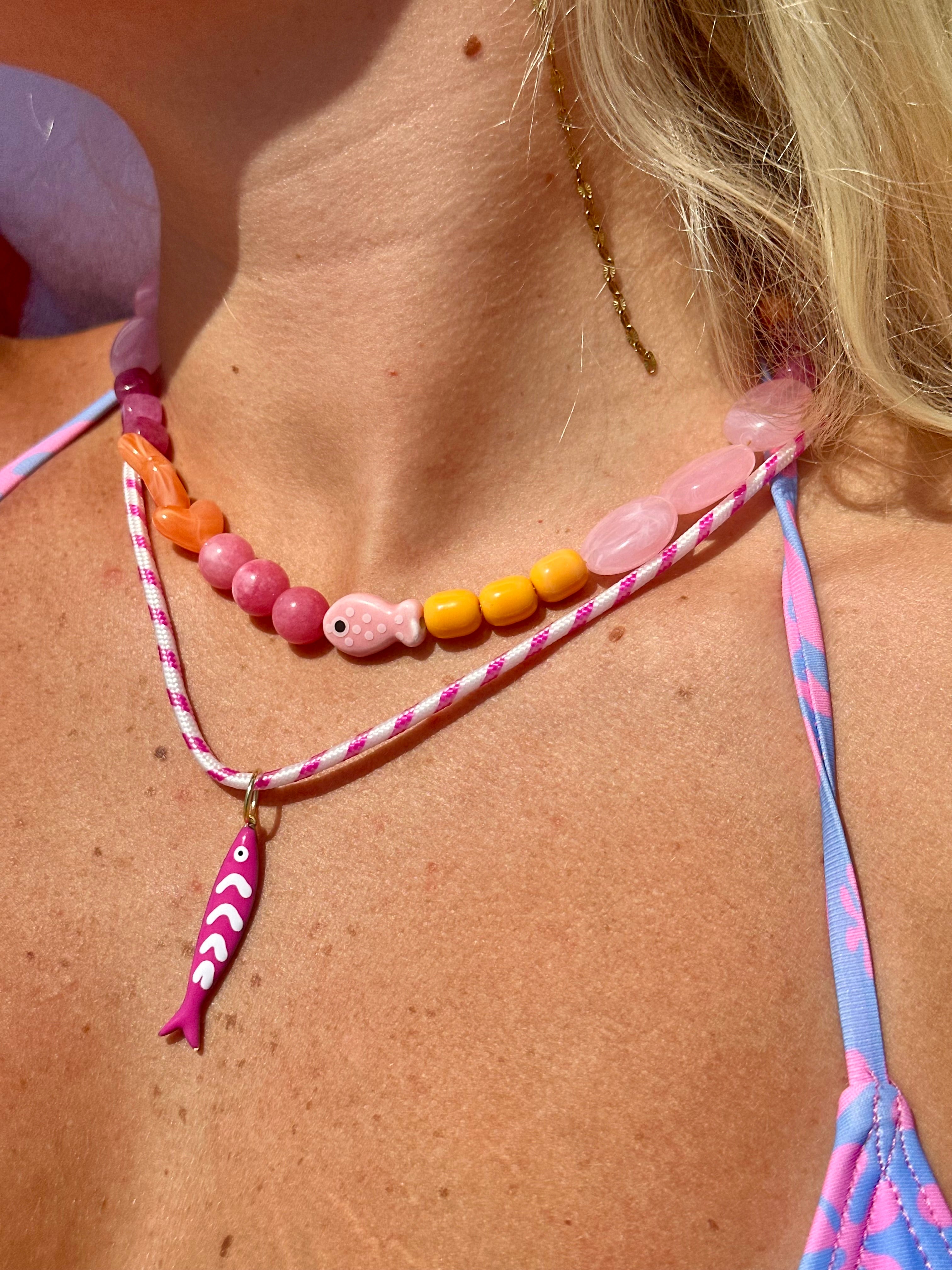 Sherbet Beaded Necklace