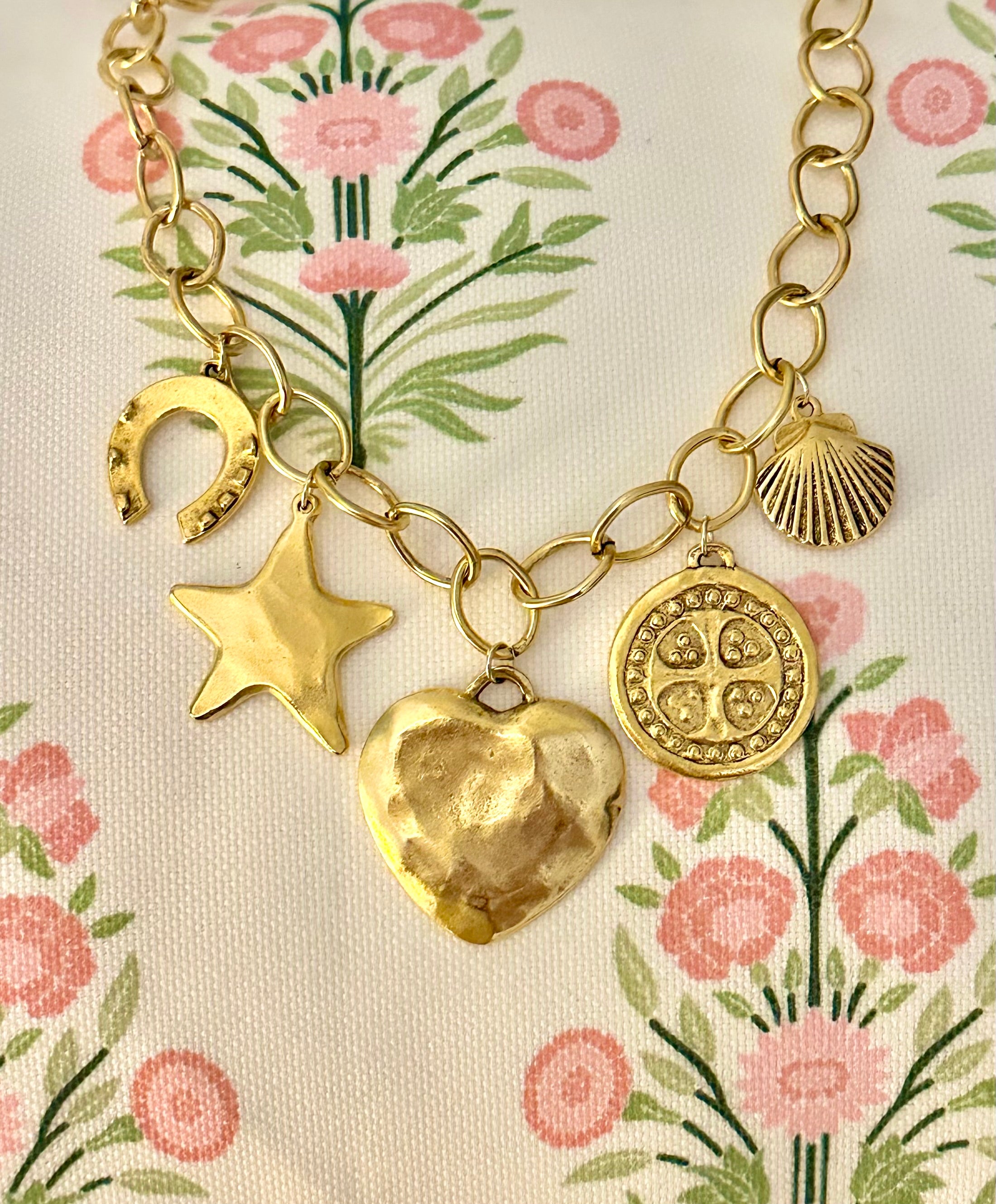 Found Objects Charm Necklace